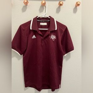 Maroon Texas A&M polo
